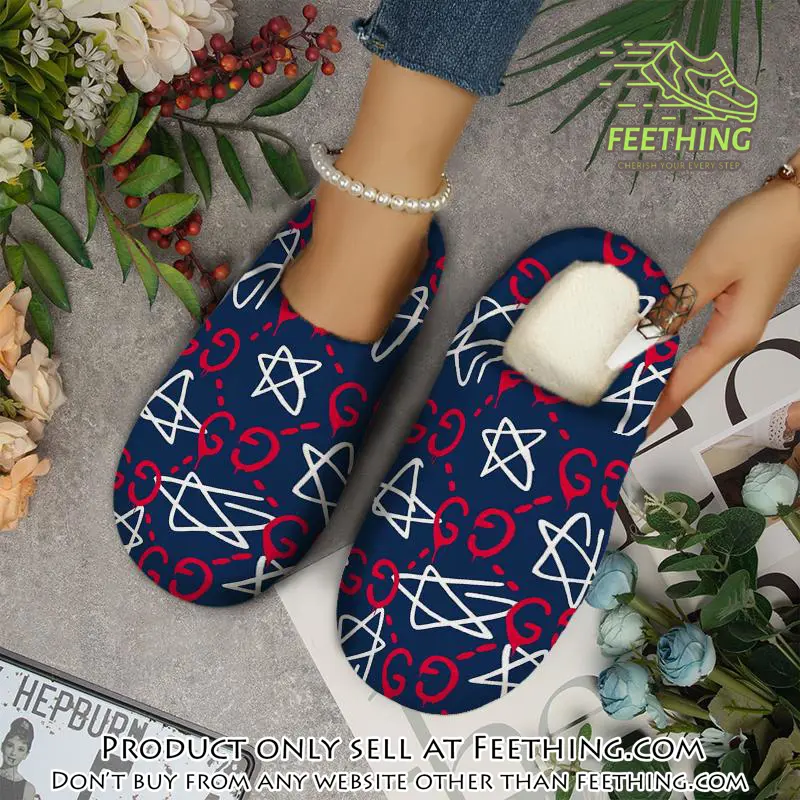 Gucci fleece slippers luxury inhouse slippers ihs1011 ft5339837